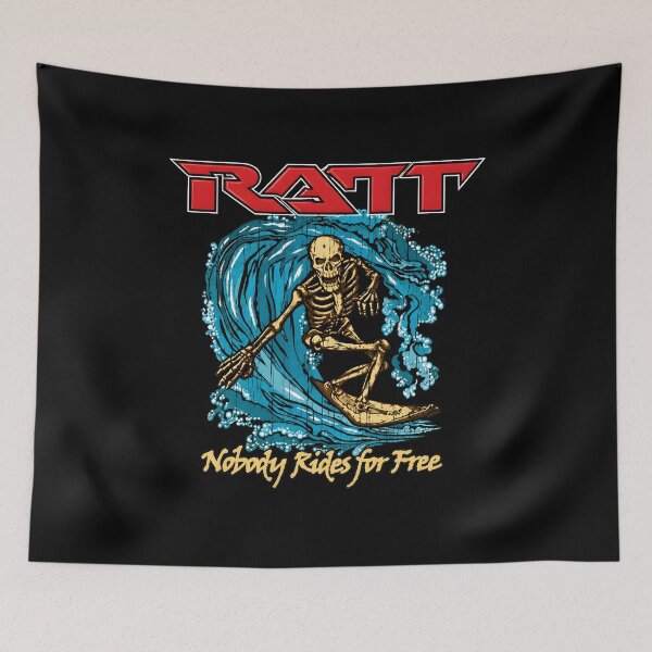 Item preview, RATT Nobody Rides for Free Skeleton Surfing designed and sold by TudyEvansio.