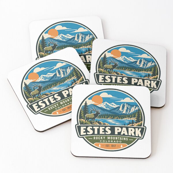 Item preview, Estes Park Rocky Mountains Colorado Est. 1917 Elk Nature Souvenir designed and sold by Simsimah26Parks.
