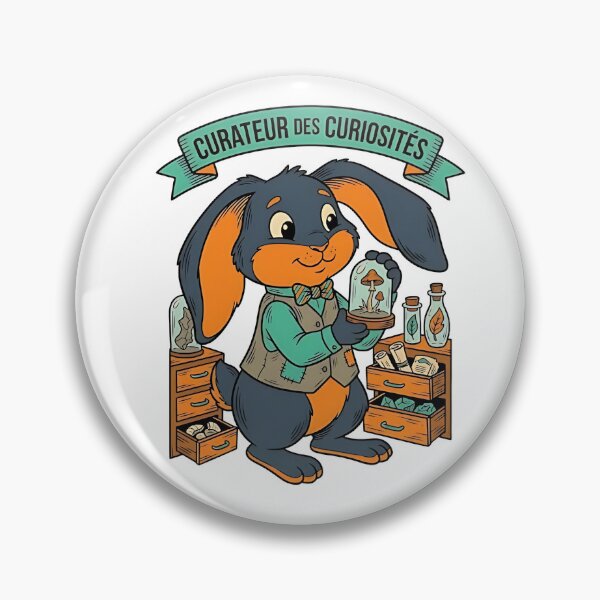 Item preview, French Lop Rabbit Museum Curator designed and sold by PictoVibe.