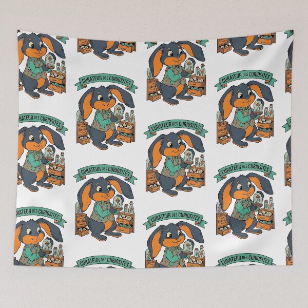Item preview, French Lop Rabbit Museum Curator designed and sold by PictoVibe.