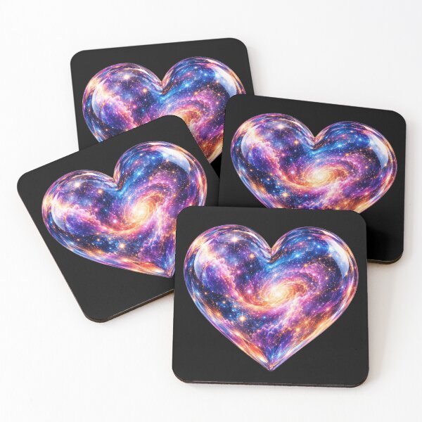 Item preview, Cosmic Galaxy Heart Space Art designed and sold by HEARTSIGNAL.