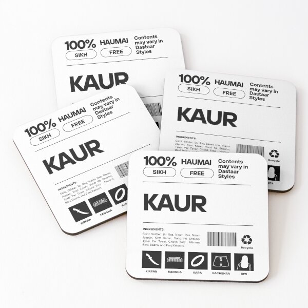 Item preview, Kaur Barcode (Black Edition) designed and sold by amairev.