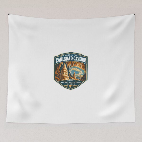 Item preview, National Park Carlsbad Caverns Explore Nature's Underground Wonder Traveler Nature Explorer designed and sold by Simsimah26Parks.
