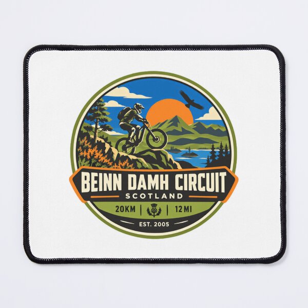 Item preview, Beinn Damh Circuit Scotland Mountain Biking Cyclist Adventure Travel designed and sold by NeedForParks.