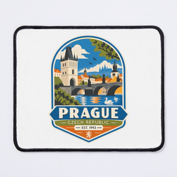 Item preview, Prague Czech Republic Est. 1993 European Travel City Vacation Tourist designed and sold by NightGlyph.