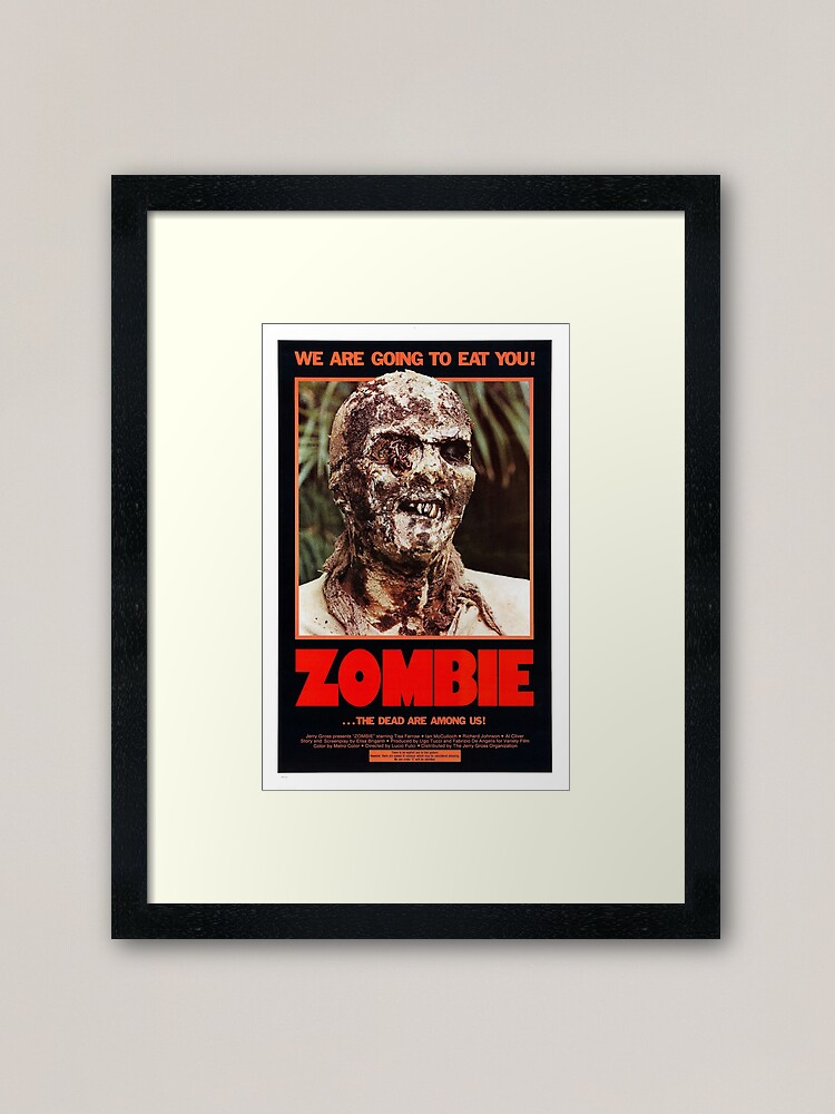 Alternate view of Zombie Framed Art Print