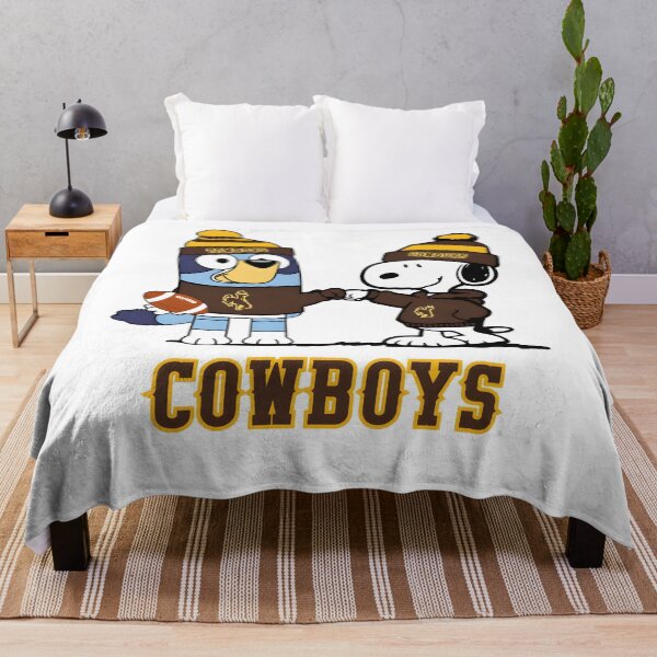 Item preview, Wyoming Cowboyss x Snoopy Bluey Christmas Football NCAA designed and sold by Kleinpixel.