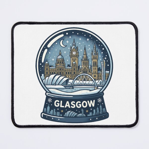 Item preview, Vintage Glasgow Snow Globe Travel Badge designed and sold by k3rstman1.