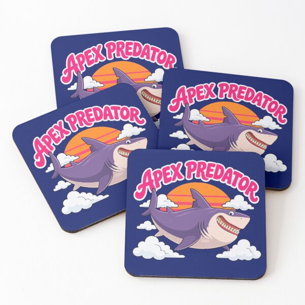 Item preview, Apex Predator Funny Cute Cartoon Shark designed and sold by eirlyscoleman.