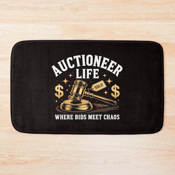 Item preview, Auctioneer Life Where Bids Meet Chaos designed and sold by Ahkamnash.