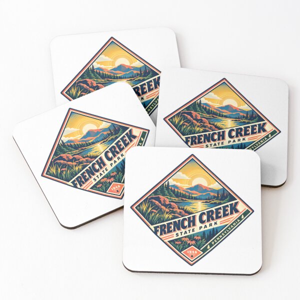 Item preview, French Creek State Park Pennsylvania 1946 State Park Outdoor Travel Hiking Camping designed and sold by NeedForParks.
