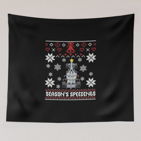Item preview, F1 Race Car Christmas Season's Speedings designed and sold by BalouEdison.