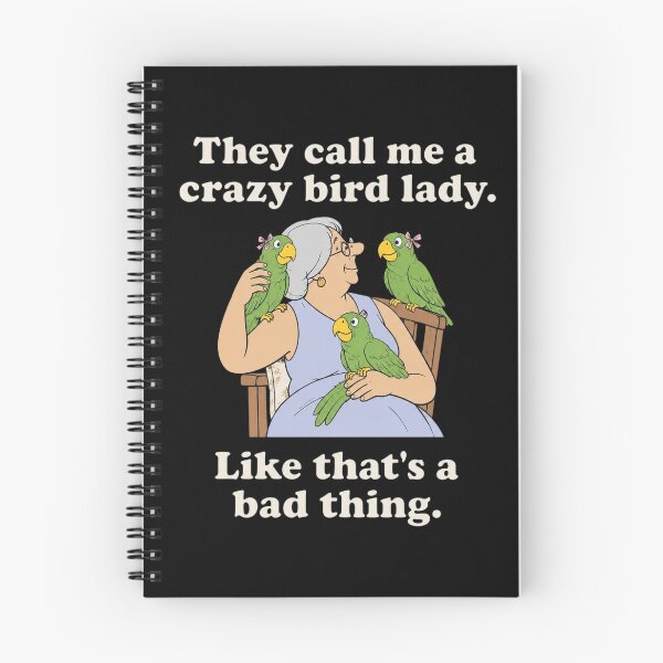 Item preview, Crazy Bird Lady designed and sold by RayneBarron.