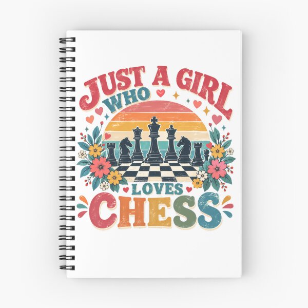 Item preview, Just A Girl Who Loves Chess Female Player Hobby designed and sold by RetroMini2026.