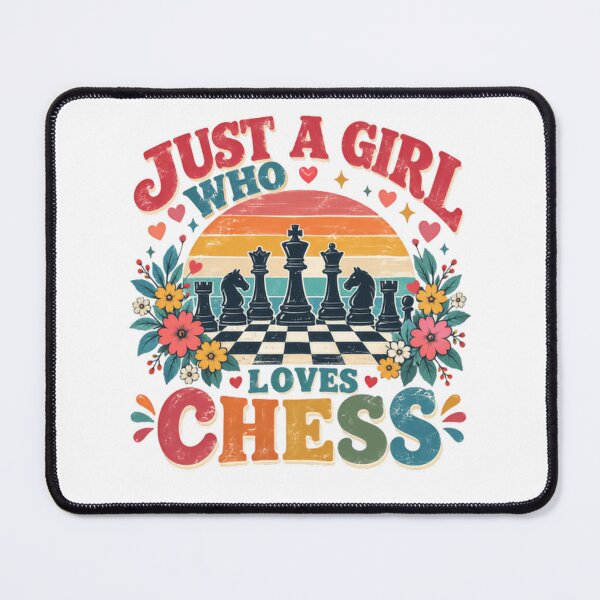 Item preview, Just A Girl Who Loves Chess Female Player Hobby designed and sold by RetroMini2026.