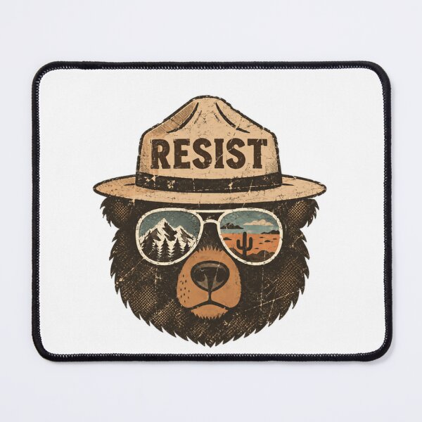 Item preview, Resist Environmentalist Bear Activism Public Lands Conservation designed and sold by JonesFlora2025.
