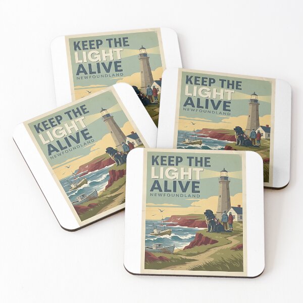 Item preview, Newfoundland Dog Lighthouse Keeper designed and sold by PictoVibe.
