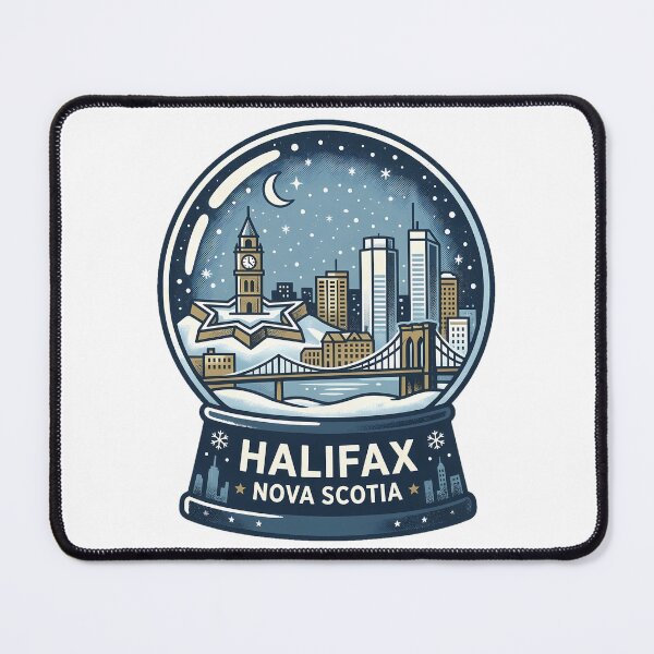 Item preview, Vintage Halifax Snow Globe Travel Badge designed and sold by k3rstman1.