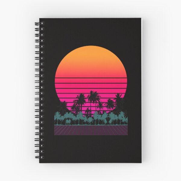 Item preview, Retro Sunset Palm Trees 80s Synthwave designed and sold by Gamaza-Eggs.