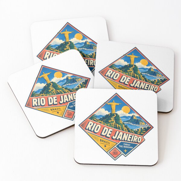Item preview, Rio De Janeiro Brazil Christ The Redeemer Travel Landmark Souvenir designed and sold by NightGlyph.
