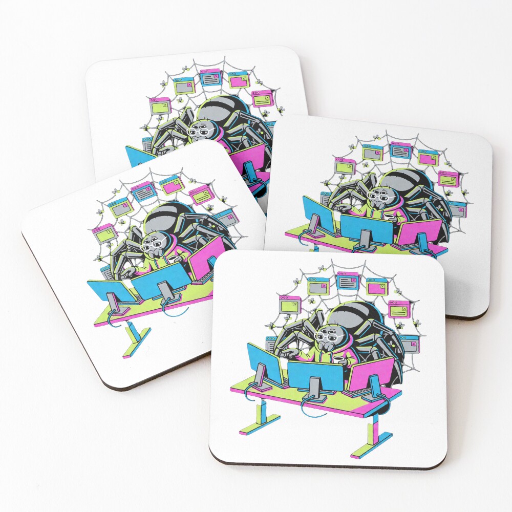 Item preview, Coasters (Set of 4) designed and sold by Mia's Menagerie.