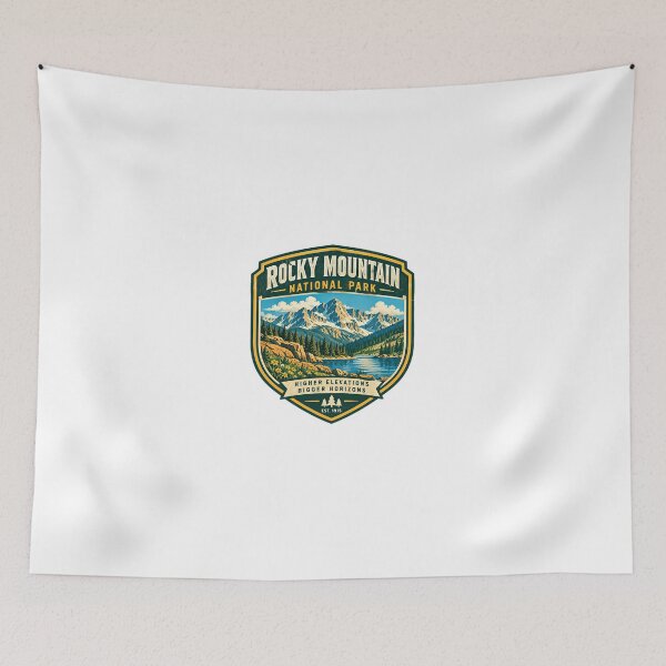 Item preview, Rocky Mountain National Park Higher Elevations Bigger Horizons National Parks Traveler Hiker Outdoors designed and sold by Simsimah26Parks.