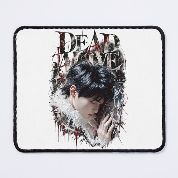 Item preview, Sung Hanbin DEAD ALIVE Gothic Metal Graphic | Dark Kpop Art designed and sold by Valeree Store.