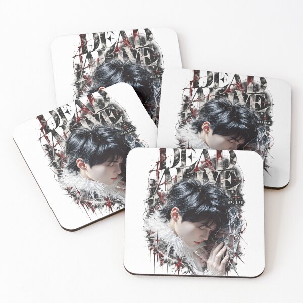 Item preview, Sung Hanbin DEAD ALIVE Gothic Metal Graphic | Dark Kpop Art designed and sold by Valeree Store.