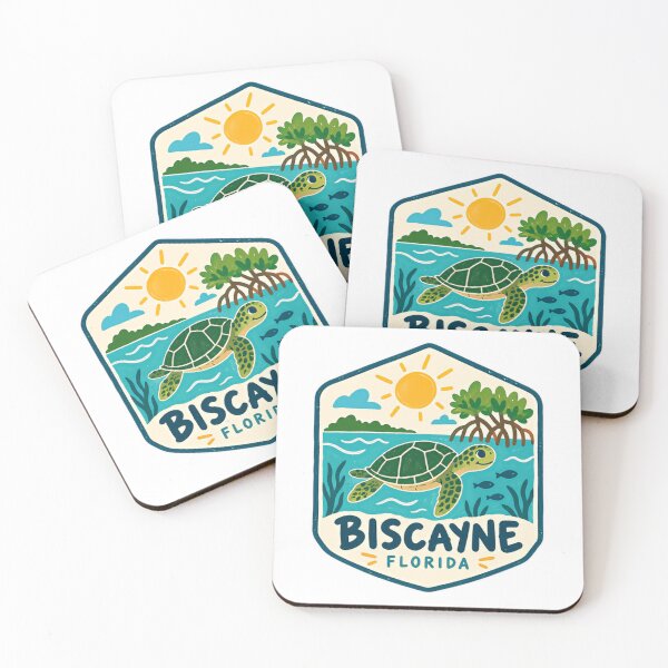Item preview, Biscayne Florida Sea Turtle Souvenir Florida Vacation designed and sold by NightGlyph.