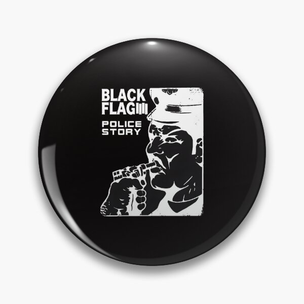 Item preview, Black Flag Police Story Punk  designed and sold by Gamaza-Eggs.
