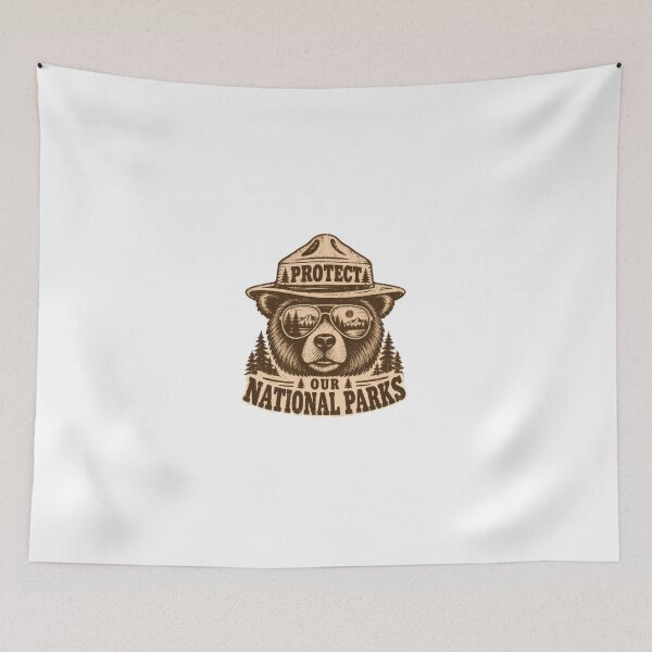 Item preview, Protect Our National Parks Nature Lover Conservation Ranger designed and sold by JonesFlora2025.