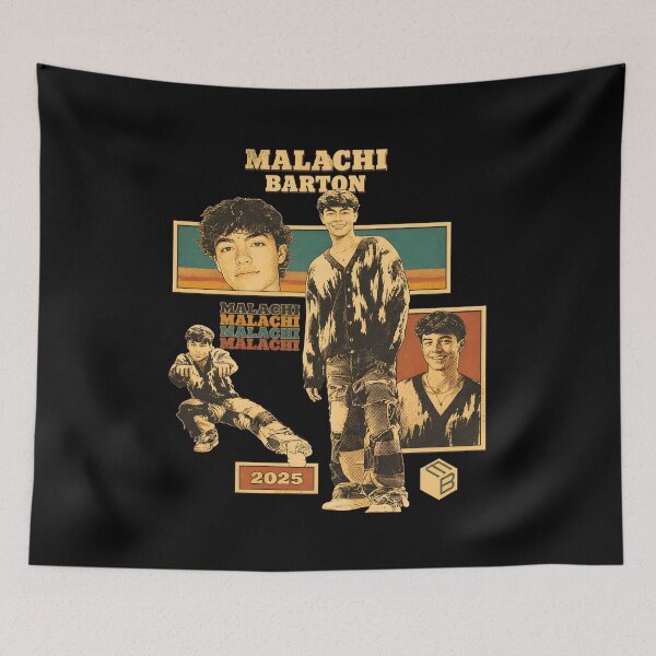 Item preview, malachi barton aesthetic edit – retro monochrome fan art collage designed and sold by FrankBrown7.