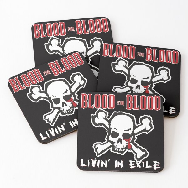 Item preview, Blood for Blood Livin' in Exile Skull  designed and sold by Gamaza-Eggs.