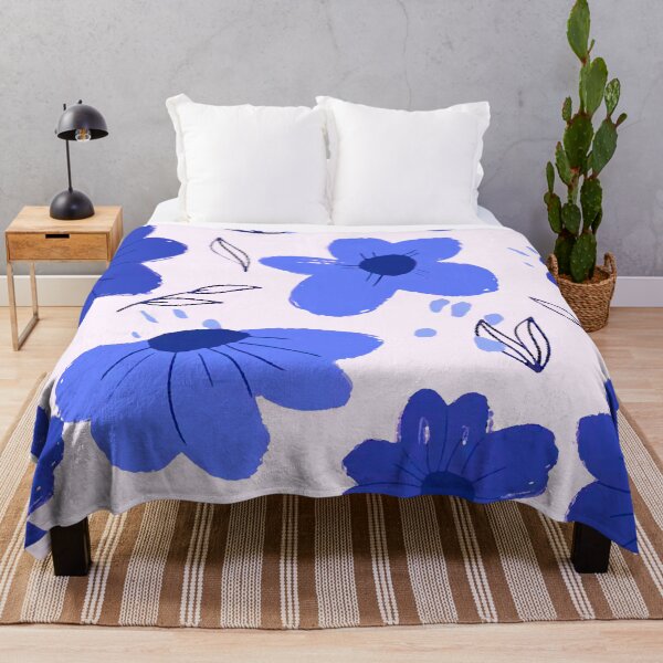 Item preview, Blue Flowers designed and sold by ViaARTfactory.