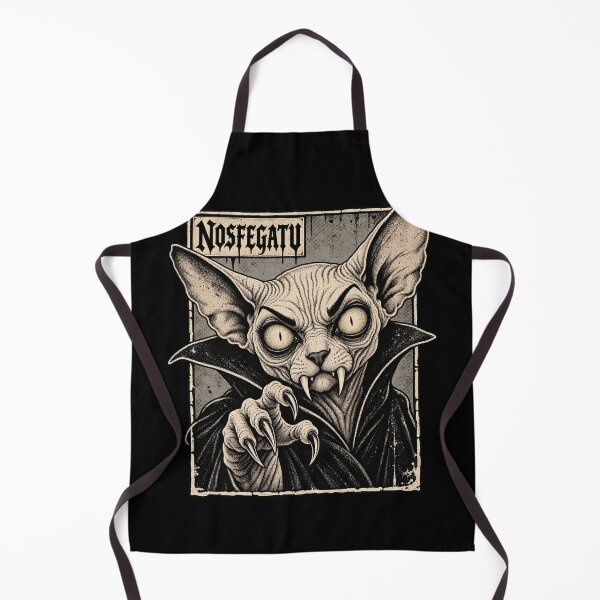 Item preview, Nosferacat Vampire Sphynx Cat Horror designed and sold by The Mellonaire.
