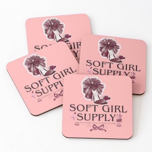 Item preview, Soft Girl Supply Burgundy Coquette Aesthetic designed and sold by SOFFIEEHUB.