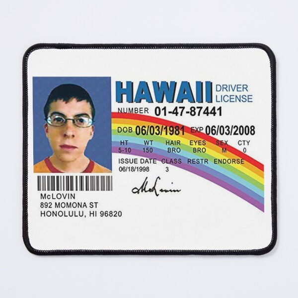 Item preview, McLovin? designed and sold by ConcreteSaint.