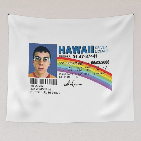 Item preview, McLovin? designed and sold by ConcreteSaint.