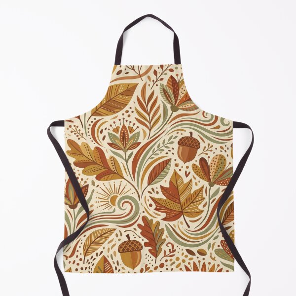 Item preview, Vintage Autumn Pattern Leaves Acorns designed and sold by JonelleTshirts.