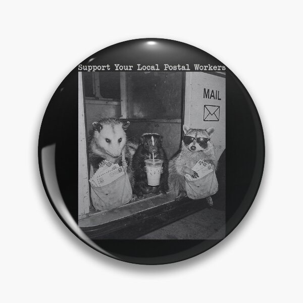 Item preview, Support Your Local Postal Workers Raccoon Possum Street Cats designed and sold by khdmalakarak.