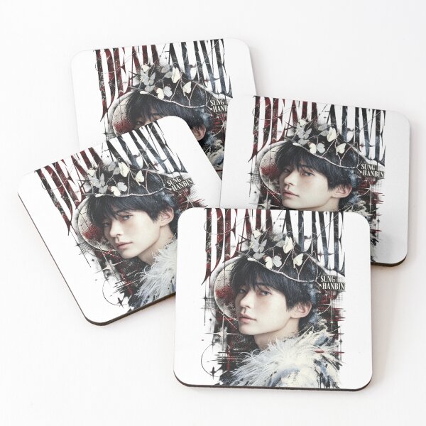 Item preview, Sung Hanbin DEAD ALIVE Silver Typography | Grunge Visual designed and sold by Valeree Store.