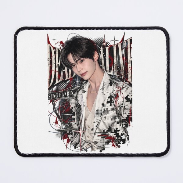 Item preview, Sung Hanbin DEAD ALIVE Dark Red Collage | Gothic Kpop designed and sold by Valeree Store.