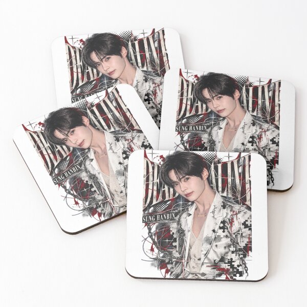 Item preview, Sung Hanbin DEAD ALIVE Dark Red Collage | Gothic Kpop designed and sold by Valeree Store.
