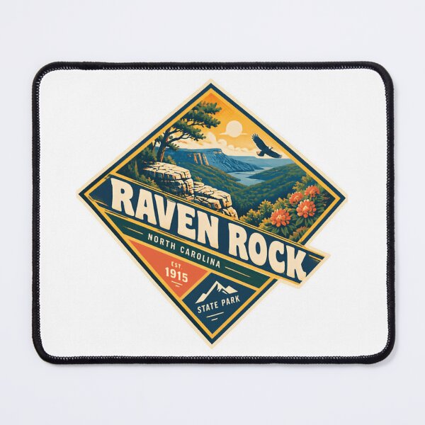 Item preview, Raven Rock North Carolina State Park Travel Souvenir designed and sold by NightGlyph.