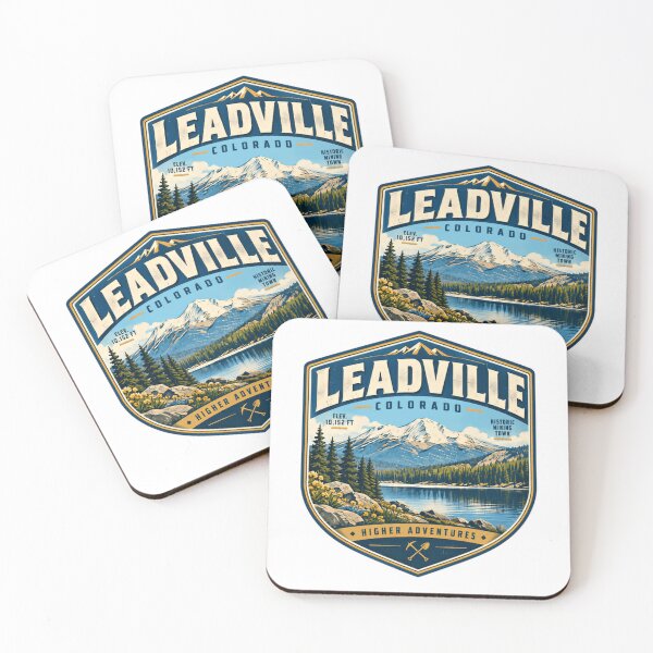 Artikelvorschau, Leadville, Colorado (Höhe 3090 m) – Historische Bergbaustadt – Higher Adventures Mountain Explorer entworfen und verkauft von Simsimah26Parks.