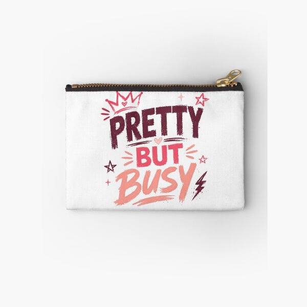 Item preview, Pretty But Busy Empowered Woman Quote designed and sold by RetroMini2026.
