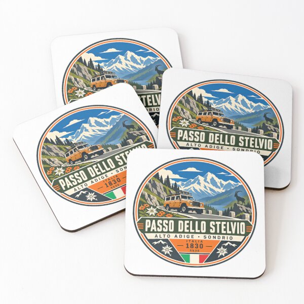 Item preview, Viaje por carretera al puerto de montaña Passo dello Stelvio de los Alpes italianos designed and sold by NightGlyph.