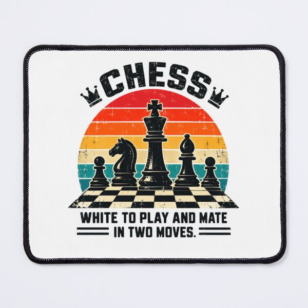 Item preview, Chess White To Play And Mate In Two Moves Strategy Game Player designed and sold by RetroMini2026.
