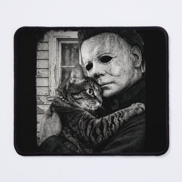 Item preview, Michael-Myers Hugging Cat Horror Funny Halloween 2026 designed and sold by PrestonoPrescot.