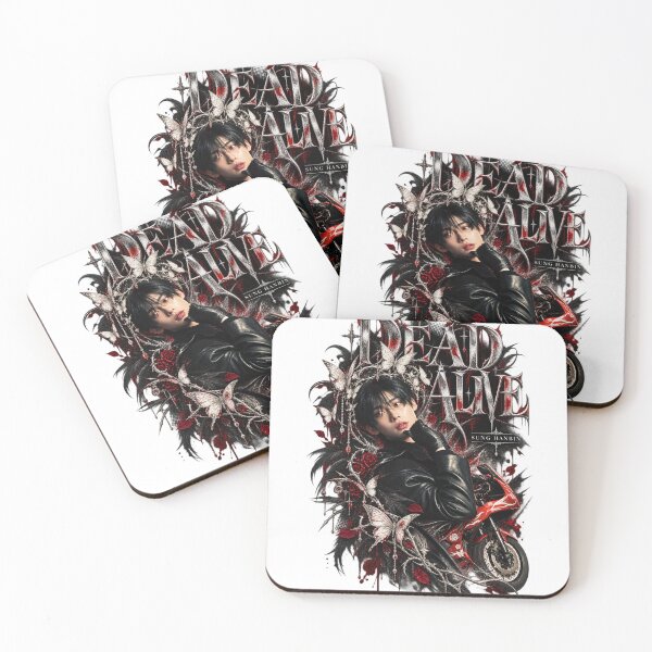 Item preview, Sung Hanbin DEAD ALIVE Crimson Black Art | Gothic Lettering designed and sold by Valeree Store.